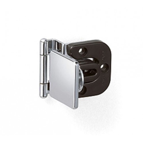 Overlay Glass Door Hinge With Catch
